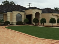 Landscaping work in Perth